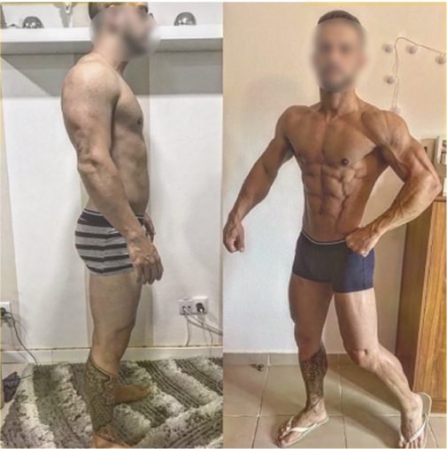 Antes e depois de aluno do Vitor Bizzo