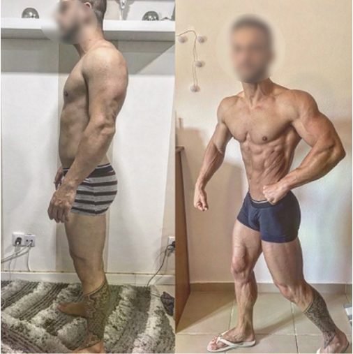 Antes e depois de aluno do Vitor Bizzo
