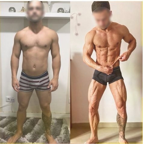 Antes e depois de aluno do Vitor Bizzo