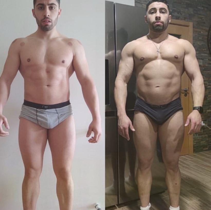 Antes e depois de aluno do Vitor Bizzo