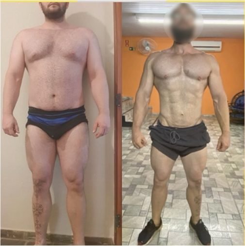 Antes e depois de aluno do Vitor Bizzo
