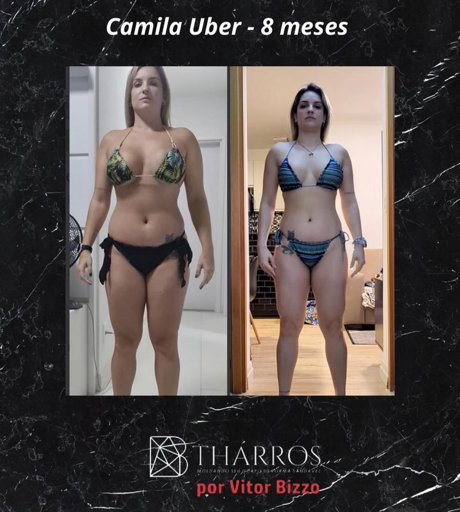 Antes e depois de aluno do Vitor Bizzo