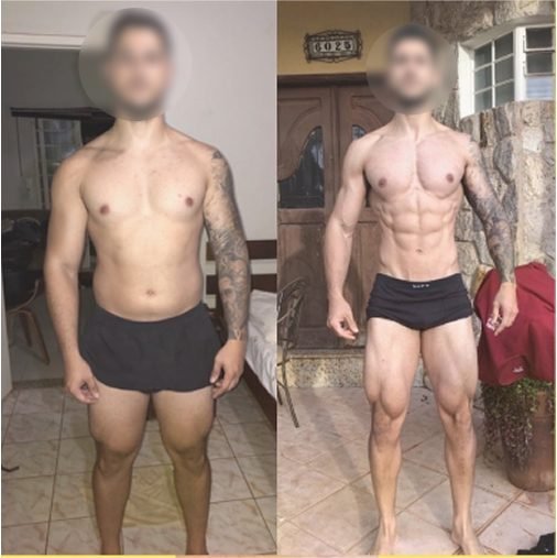 Antes e depois de aluno do Vitor Bizzo